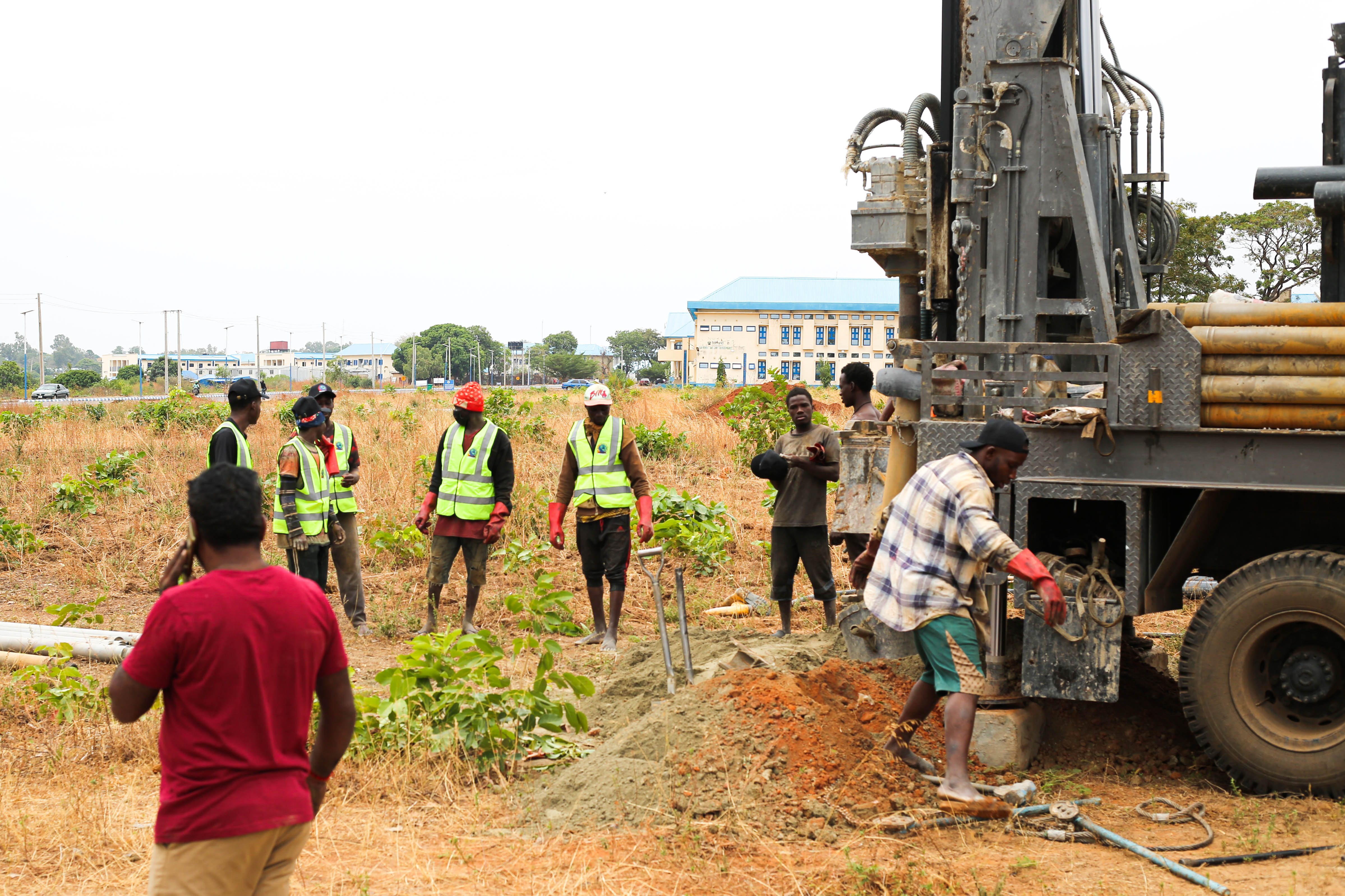 Arriving the Survey & Drilling Ground