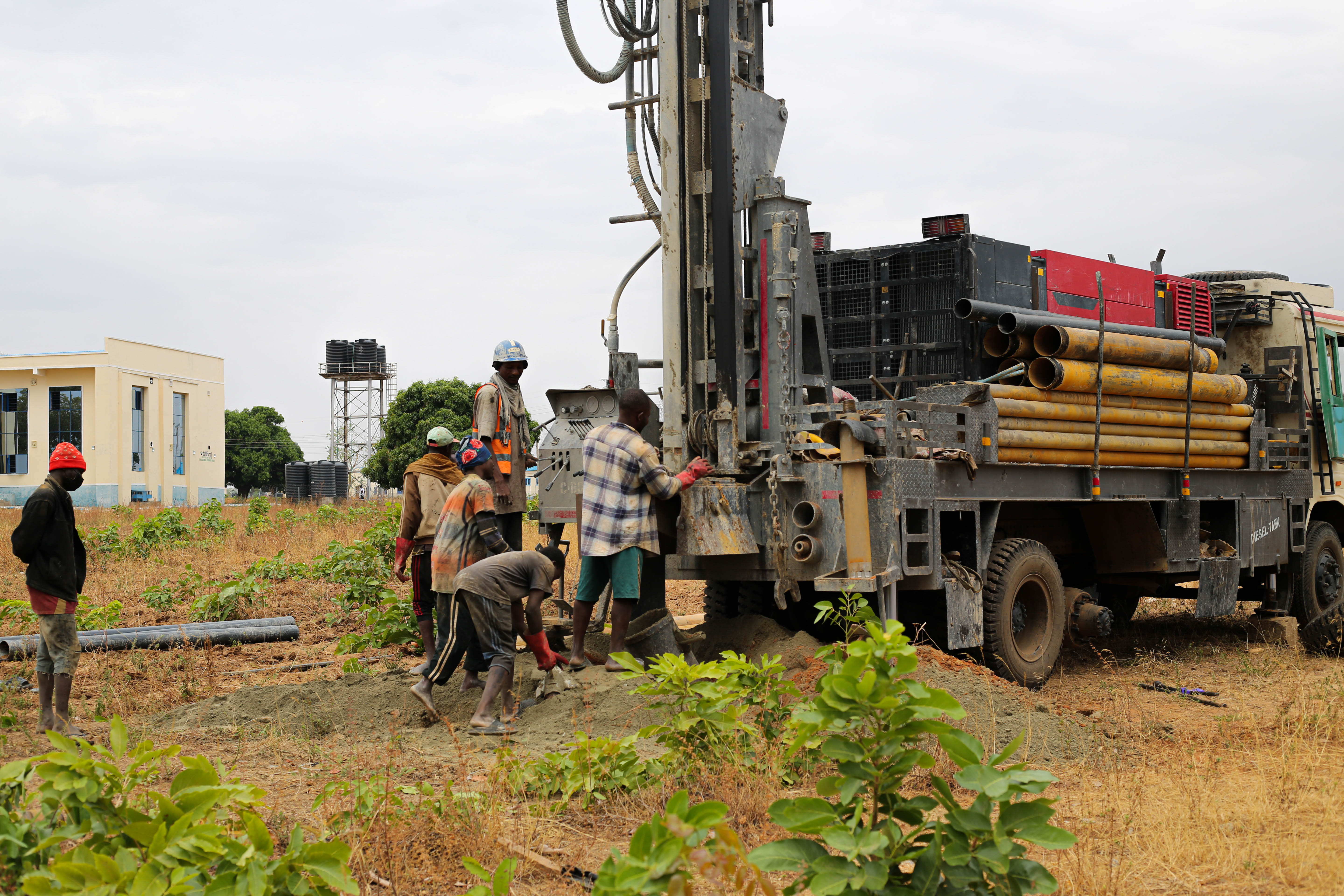 Arriving the Survey & Drilling Ground